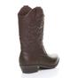 Brown Low Cuban Heel Embroidered Cowboy Western Boots, Image 4 of 6