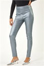 Silver Coated Bengaline Stretch Trouser, Image 4 of 5
