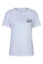 White Oban Relaxed Fit Short Sleeved TShirt, Image 1 of 4