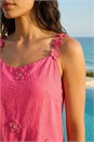 Coral Floral Embroidered Cami Top, Image 4 of 4