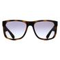 Brown Rectangle Matte Havana Blue Gradient Polarized RB4165 Justin, Image 1 of 3