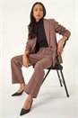 Multi  Petite Houndstooth Trouser , Image 3 of 7