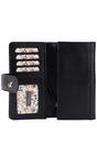 Black Sherry 14 Card RFID Protected Large Real Leather Purse, Image 4 of 5