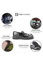 Black TUK Footwear Black Mary Jane Leather Goth Shoes - T2025, Image 3 of 8