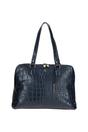 Navy 'Riviera Chic' Real Leather Bag, Image 1 of 4