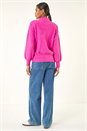 PINK Sparkly Bow Knit Jumper, Image 3 of 5