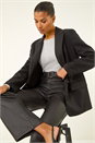 Black Revere Collared Diamante Jacket, Image 3 of 6