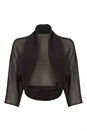 Black Chiffon Bolero, Image 4 of 4