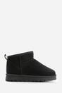 Black 'Pine'  Fur Lining Ankle Boots, Image 2 of 3