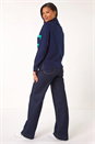 Navy  Pocket Detail Knit Jumper, Image 4 of 5