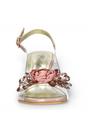 Pink Women’s Crystal Heel Sandals - Mira 01, Image 4 of 7