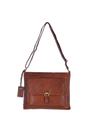 Tan Real Leather Vintage Medium  Shoulder Bag, Image 2 of 4