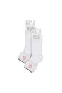 Black 6 Pair Ladies Turn Over Lounge Socks, Image 2 of 3