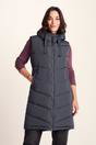 Blue Ranskill Long Insulated Gilet, Image 1 of 6