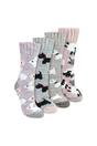 Multi 4 Pairs Ladies Thick Warm Bed Socks, Image 1 of 2