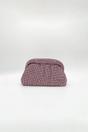 Pink Crystal Pouch Clutch Bag, Image 2 of 5
