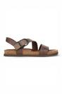 Multi Womens "Lance" Footbed Strappy Flat Sandals, Image 3 of 6