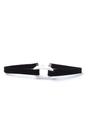 White SVNX White Black Faux Suede Choker Necklace With White Plastic Charm, Image 2 of 4