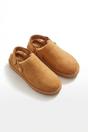 Camel Niraya Faux Suede Slingback Mule Sandals With Cuff Strap, Image 6 of 8