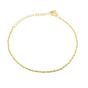 Gold Gold Plated Everyday Rope Chain Stacking Bracelet, Image 1 of 1