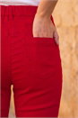 Red Petite Stretch Crop Denim Jegging, Image 4 of 4