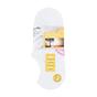 White 3 Pack Bamboo No Show Socks, Image 3 of 3