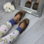 Brown AJVANI Brown Faux Fur Lined Slip On Memory Foam Mules Slippers, Image 4 of 5
