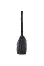 Black 'Carlotta' Croc Print Real Leather Shoulder Bag, Image 5 of 5