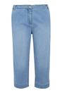 Light Denim Bayletta Capri Trousers, Image 2 of 5