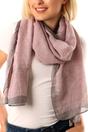 Light Pink Speckled Bordered Lightweight Scarf, Image 1 of 4