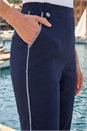  Stripe Side Seam Cropped Trousers, Image 4 of 4