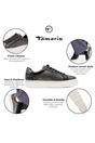 Silver Tamaris Silver Tamaris Womens Pewter Silver Lace Sneak, Image 2 of 8