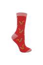 Cerise 1 Pack Novelty Animal Patterned Bamboo Socks, Image 1 of 4