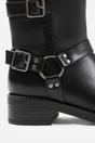 Black 'Olivia' Ankle Boot With Buckle Detailing, Image 3 of 4