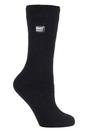 Black Ladies Ultra Lite Extra Thin 1.0 TOG Thermal Socks, Image 1 of 4
