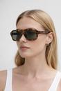 Brown 70's Navigator Sunglasses In Tortoiseshell, Image 1 of 5