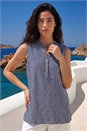 Classic Stripe Sleeveless Vest, Image 1 of 4