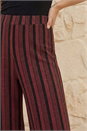 Chocolate Texture Stripe Stretch Trouser, Image 4 of 5
