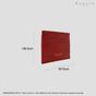 Red 'FANN' RFID Real Leather Credit Card Holder, Image 4 of 4