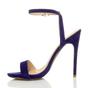 Royal Blue AJVANI Royal Blue High Heel Ankle Strap Barely There Sandals, Image 3 of 6