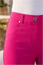 Cerise Turn Up Stretch Shorts, Image 4 of 4