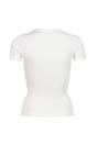White Basic Sculpting T-Shirt Smooth Fit, Image 2 of 5