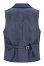 Navy Infinity Leather Navy Womens 3 Piece Plain Navy Formal Office Suit, Image 6 of 8