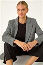 Black Tailored Single Breasted Coat, Image 1 of 7