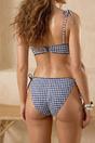 Multi Gingham Ruffle Detail Balconette Bikini Set, Image 4 of 4