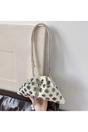 Beige 'Janieka' Drawstring Chain Shoulder Bag with Eyelet Studs, Image 1 of 1