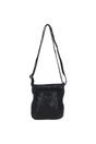 Black Real Leather Small Luxurious Flight Bag, Image 4 of 5