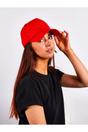 Orange Embroidered Baseball Cap in Setting Sun, Image 1 of 7