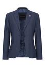 Navy Infinity Leather Navy 3 Piece in Prince of Wales Check Suit, Image 4 of 8