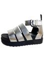 Silver Gladiator Style Flat Sandals - Zarina, Image 1 of 2